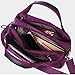 Multi-Pocket Anti-Theft Waterproof Handbag,Soft Side Lightweight Underseat Tote Bag,Fashionable Simple Messenger Bags