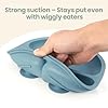 Eascrozn 2 Pack Baby Plates with Suction, 2 Pack Silicone Forks and Spoons Set, Baby Led Weaning Supplies, BPA Free, Toddler Utensils for Feeding Essentials #5