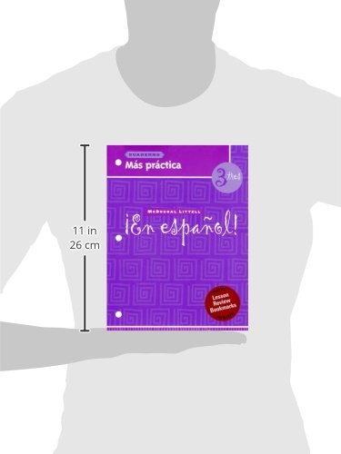 En Espanol: Level 3 Mas Practica Cuaderno (Spanish Edition)