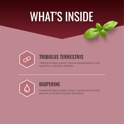 Approved Science Tribulus Terrestris - 360 Capsules - Boosts Testosterone, Enhances Athletic Performance, Supports Muscle Growth and Repair - 95% Furostanol Saponins - Bioperine - Vegan - 6 Bottles