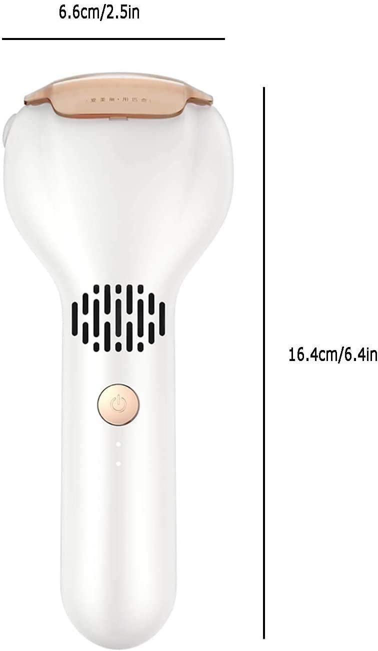 File del piede elettrico Callus Remover, kit di cura del piede for utenti ricaricabili, kit di rimozione del callus con 3 teste a rulli, 2 velocità, for rimuovere i calli dei tacchi rotti e la p