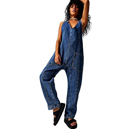 Free People Fp Movement Women's High Roller Jumpsuit, Sapphire Blue, Xs #TOP5