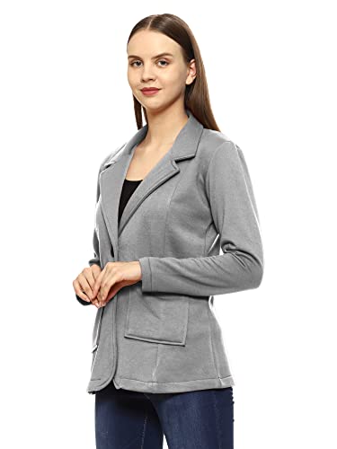Image of ROARERS WOMEN REGULAR LENGTH POLY FLEECE SOLID COAT