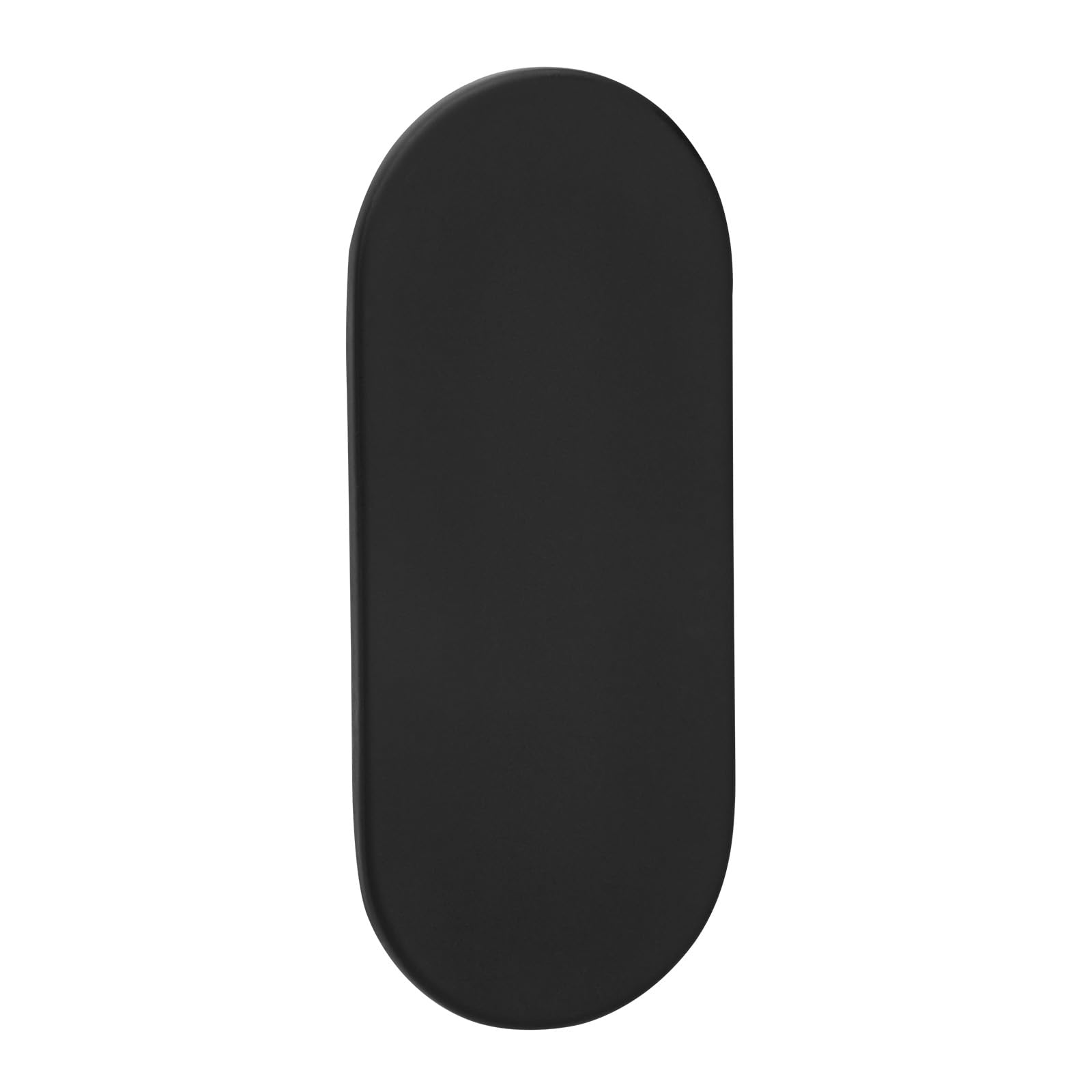 SOTECH Blindrosette oval 65 x 28 x 2 mm – Edelstahl schwarz