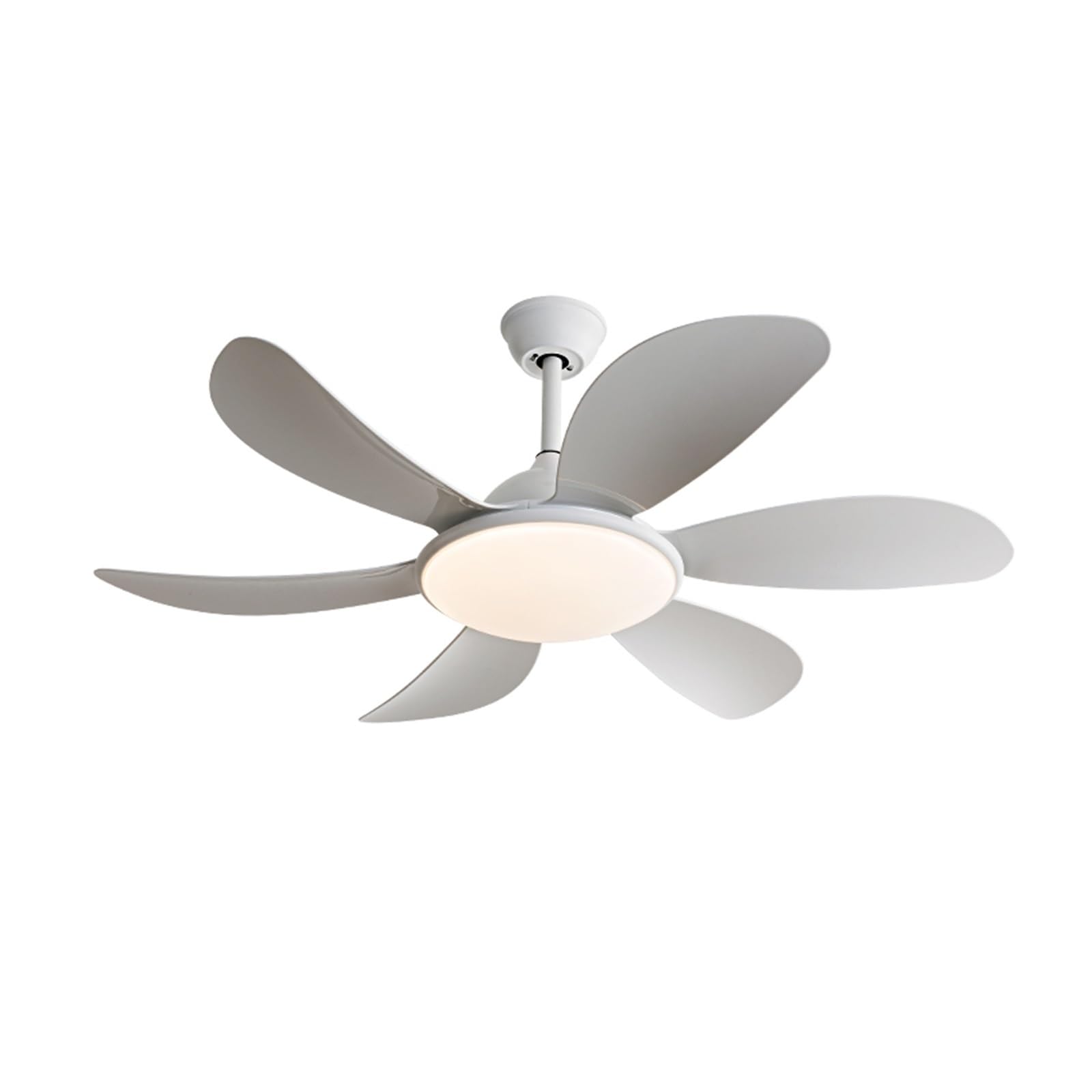 KOESRXNQW Strong Wind Household Living Room Fan Light Bedroom Dining Simple Ceiling Variable Frequency Silent Quiet Cooling(White)