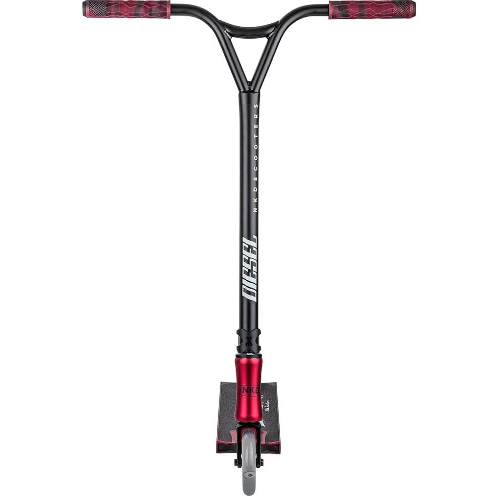 NKD Stunt Scooter - Diesel | Roulements Haute Performance ABEC-9 | Guidon Rotatif à 360° pour Le Freestyle | Alliage d’Aluminium 6061 Durable