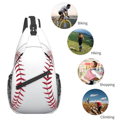 Bolso Deportivo Sling para Pecho Negro miniatura 5