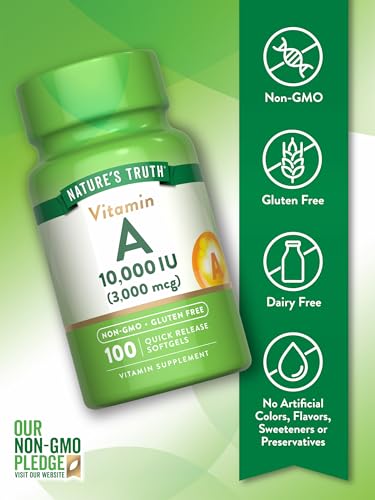 Nature'S Truth NT1511 Vitamin A 10000 Iu Softgels | 100 Count | Non-Gmo & Gluten Free Supplement thumb #2