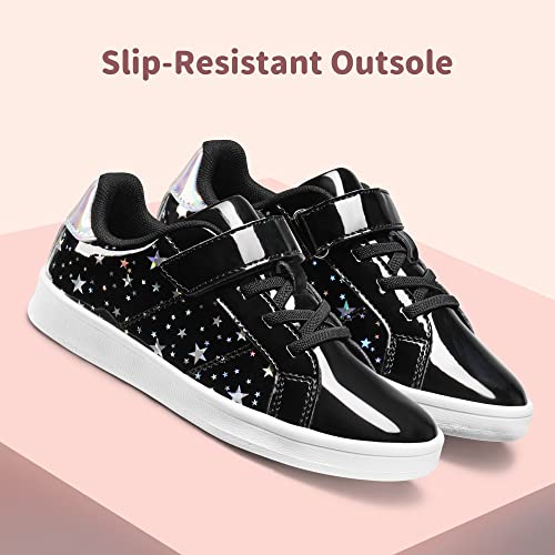 Dream Pairs Girls Sneakers Toddler Little Kids Tennis School Walking Shoes Black Size 12 Little Kid Sdfs2210K #TOP4