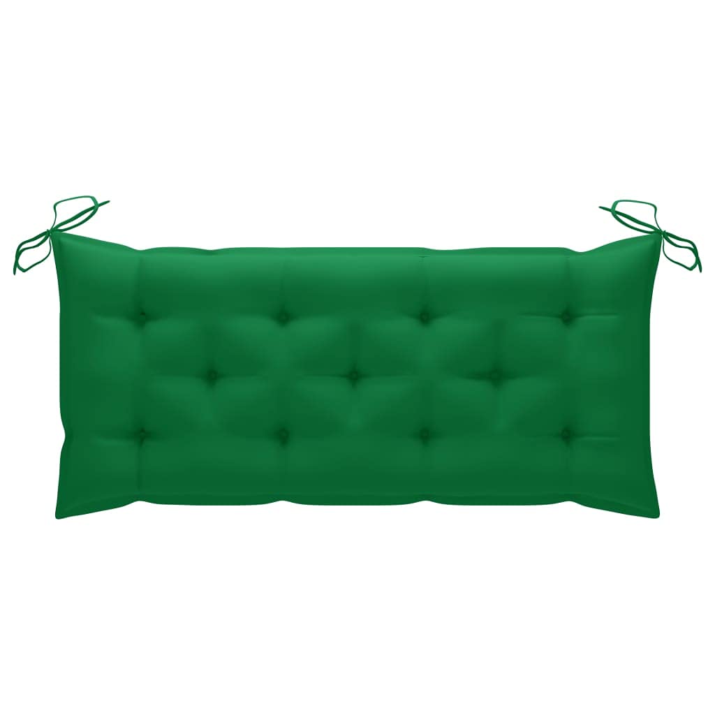 Banco de jardín plegable de bambú con superficie impermeable de 118 cm de longitud, robusto y ligero, para terraza, balcón y jardinería