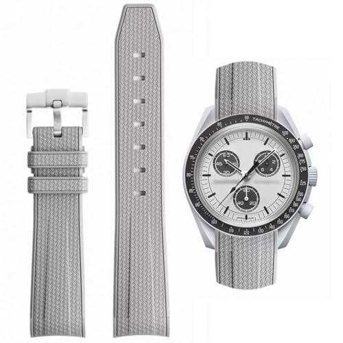 Bands for Moonswatch Watch Rubber for Omega x Swatch MoonSwatch 20mm Rolex Seiko Watch Silicone Men...