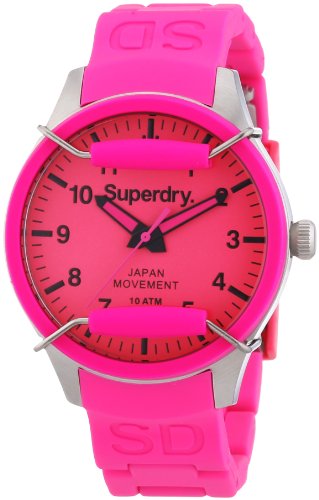Preisvergleich Produktbild Superdry Damen-Armbanduhr Analog Quarz Silikon SYL120P
