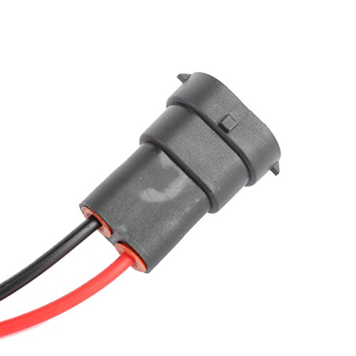 Image of Cloudsale H8 /H11 Male Socket Connector For Headlights Fog Lights Retrofit Extension Wiring Harness (pack of 2)