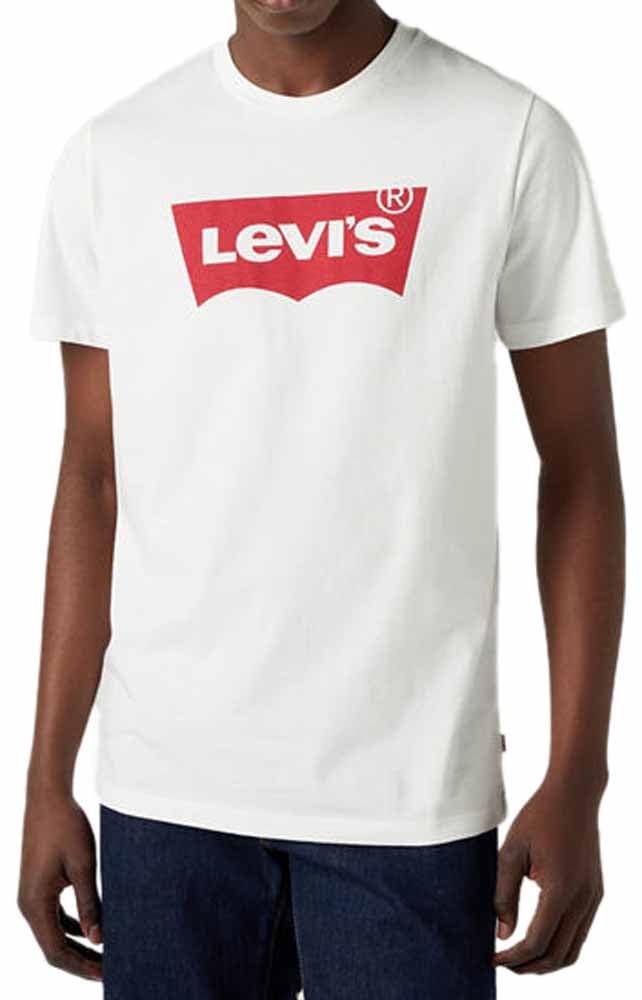 Levi's Men's Graphic Set-In Neck T-Shirt, White, XXL