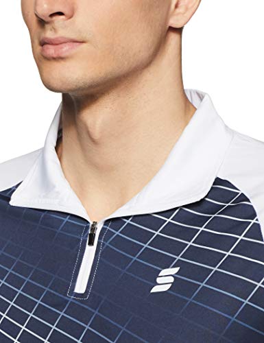 Image of Amazon Brand - Symactive Men's Printed Regular Fit Polo
