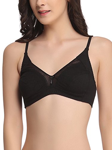 Image of Clovia Women's Cotton Non-Padded Non-Wired Full Cup Bra in Red
