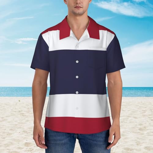 Chemise hawaïenne drapeau Thaïlande : évitez la chaleur estivale - 3
