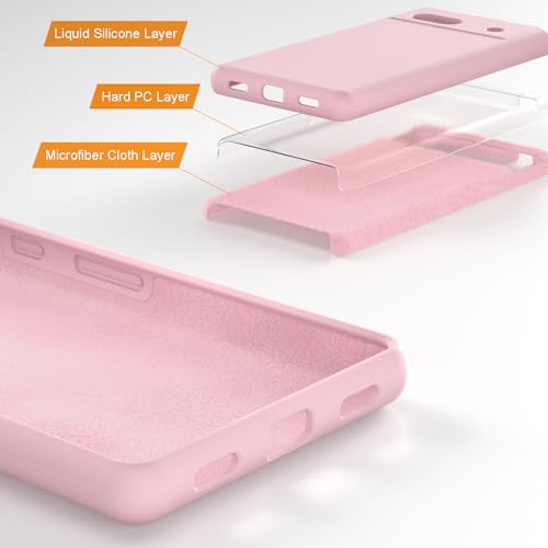Funda Pixel 7a a prueba de golpes con 3 capas protectoras y forro de microfibra suave 2