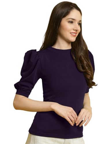 Image of Fabflee Women's Solid Regular Fit Top