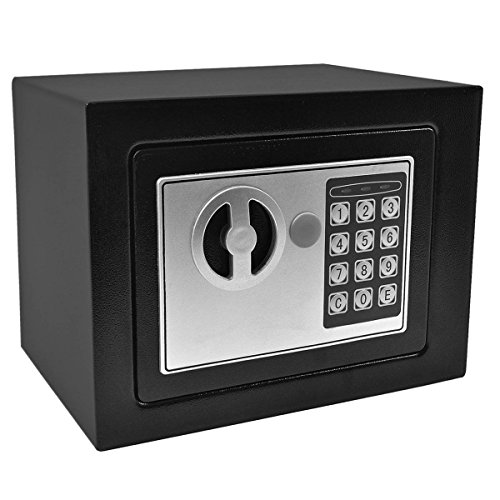 image for Safstar Electronic Digital Security Lock Box Wall Cabinet Safe for Jew