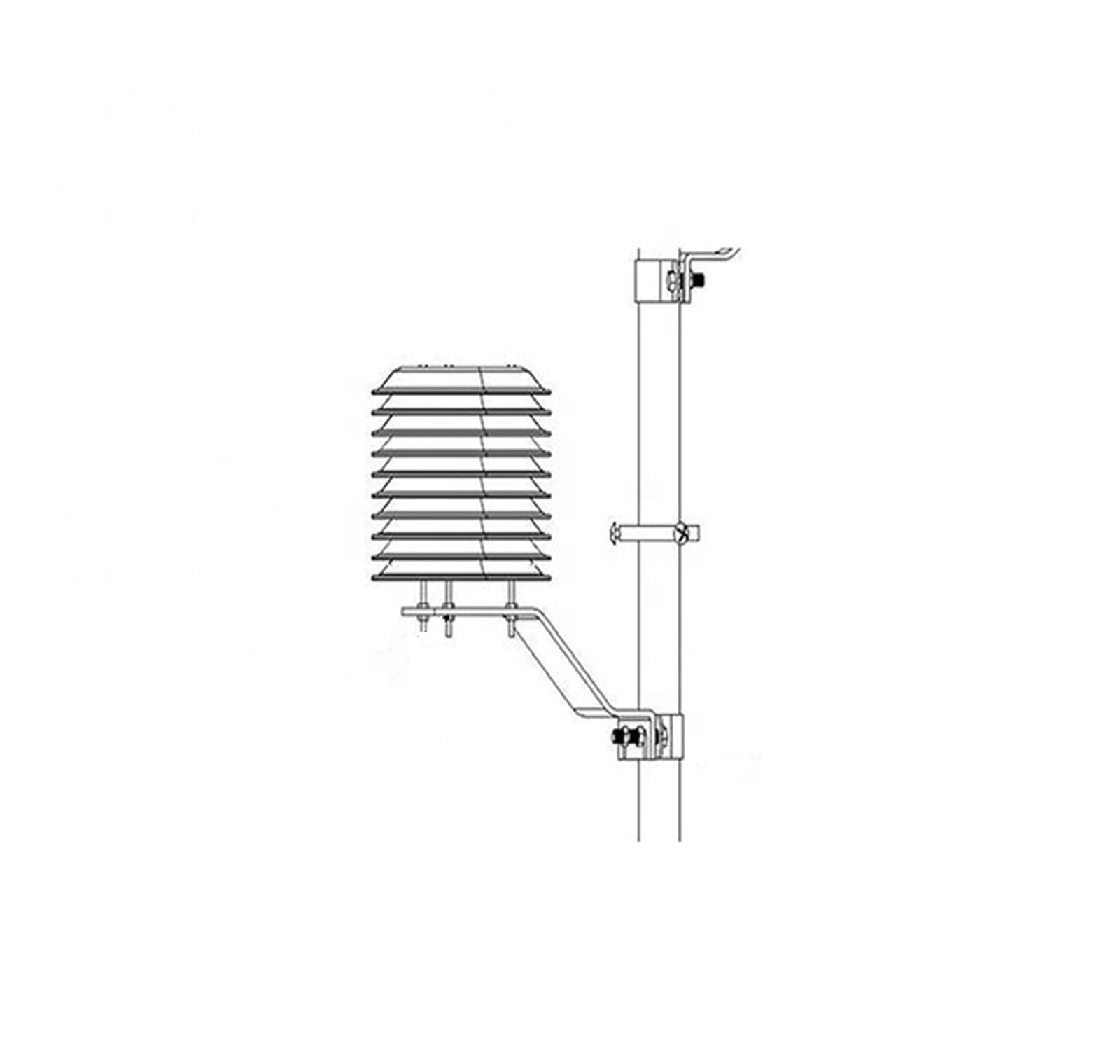 Sensor Digital de temperatura y humedad for exteriores, 0-5V, 4-20mA, RS485, RS232, for estación meteorológica agrícola o invernadero