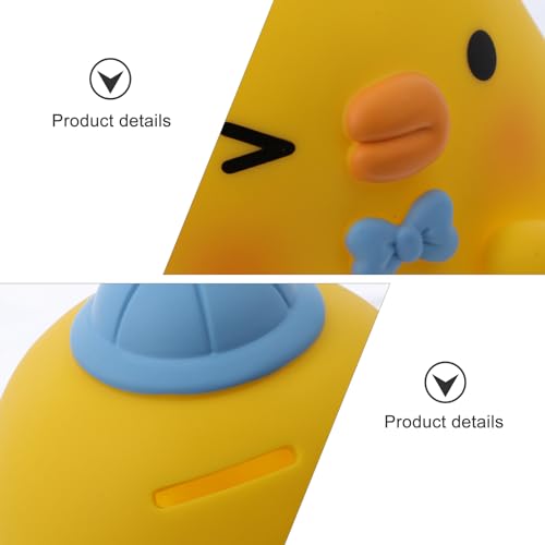 Image of Amosfun Kids Piggy Bank Chicken Money Box Coin Bank Money Saving Bank Anti-Fall Money Storage Pot Animal Figurine Toy Desktop Decoration for Kid Child