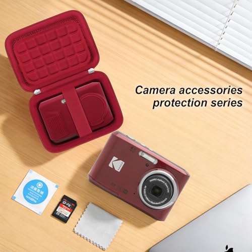 Set de funda rígida y cubierta de silicona para Kodak PIXPRO FZ45 miniatura 6