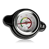 SWQS Radiator Cap High Pressure 1.8 Bar 25.6 PSI Durable Metal Leak-Proof Cooling System Radiator Cap Cover...