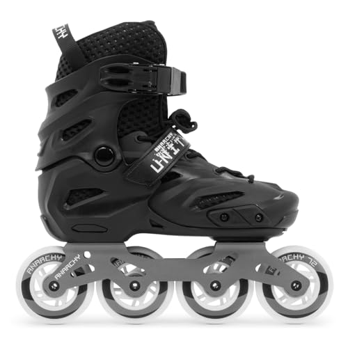 Anarchy Unity Kids Freeskates ajustables UK 2J-5J / EU 34-38, tamaño ajustable para crecer con tus pies, cómodo, suave y estable, perfecto para patinadores principiantes a intermedios