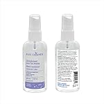 Bleu Lavande - Vaporisateur antibactérien naturel pour sanitisant les mains – 62% Alcool - Infusés avec 100% Huile essentielle de lavande pure - Pas de fragrances artificielles - Taille des voyages - Fabriqué au Canada - 60ml - 4-Pack