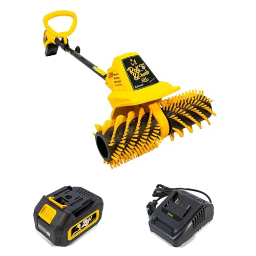 Garland Barredora Peinadora de Césped Artificial - Roll&Comb Keeper 141 20 V - Motor a Batería - Ancho de Trabajo 40 cm - Incluye Batería 2Ah y Cargador Keeper 20V Single Fast Charger