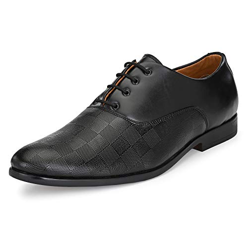 Image of Centrino Mens Formal Shoes|Elegant Lace Up Derby for Business & Casual Wear | Premium Craftsmanship for a Stylish & Sophisticated Look | Cushioned Insole for All-Day Comfort & Support (3401)