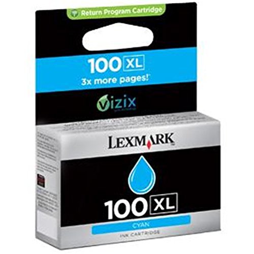 Cartouche d'encre Lexmark 14N1069BR bleu cyan originale pour imprimante jet d'encre