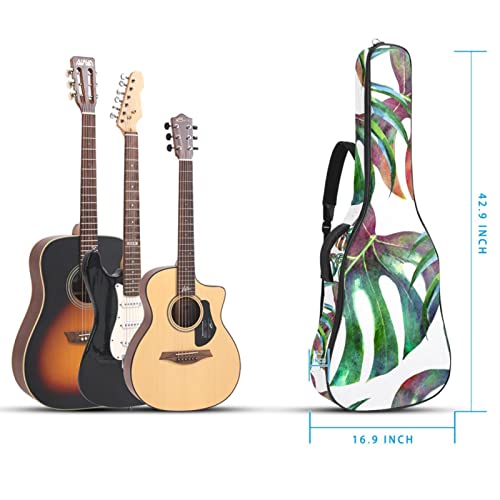 Sac à dos guitare acoustique étanche mandala 42.9" avec organiseur de sac