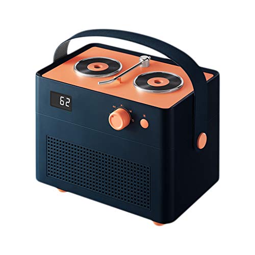 Diffuser for ätherische Öle Doppel Sprühbefeuchter große Menge Nebel Luftreinigung Haushalt Stille Schlafzimmer Retro-Plattenspieler Modellierung