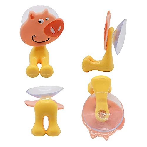 Toothbrush Holder For Kids, Cute Animal Wall Mounted Toothbrush Holder With Suction Cup (9 Pack Animal) #TOP2