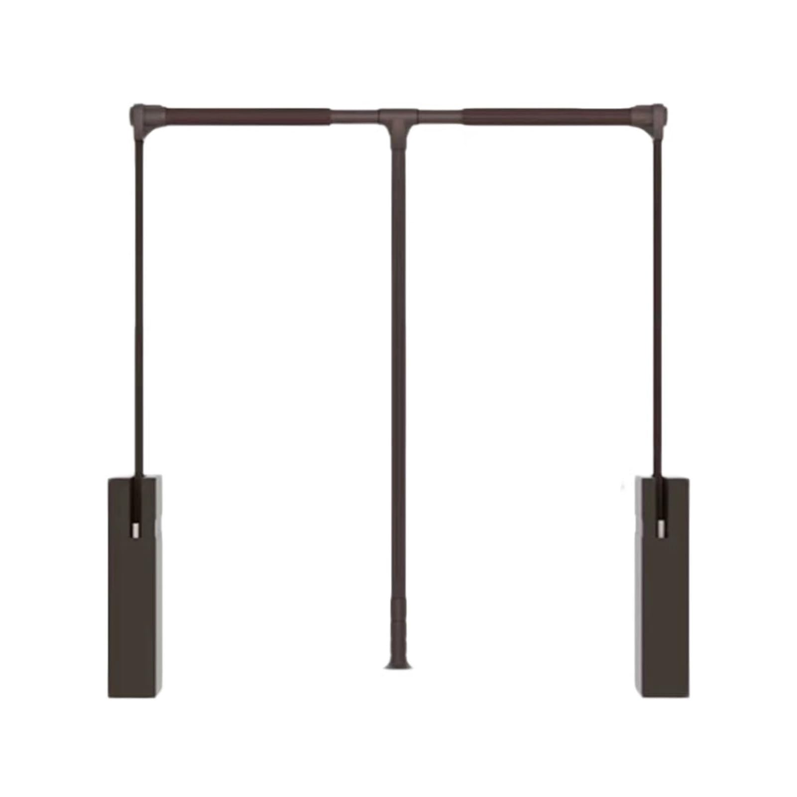 Tringle de penderie réglable 900-1220 mm latérale robuste 15 kg