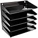 Produktbild Amazon Basics Dokumentenablage, 5 Etagen, Metall, 38 x 23 x 33 cm