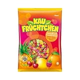 Kaufrüchtchen Bonbons, Kaubonbons in 5 fruchtigen Sorten - 1 x 1000 g ...