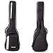 Bass Guitar Gig Bag by Hola! Music, Deluxe Series with 15mm Padding, Black