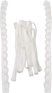 3PCS/Set Wedding Dress Zipper Replacement Adjustable Corset Back Kit Lace-Up Satin Ribbon DIY Craft Wedding Dress Evening Gown (White)