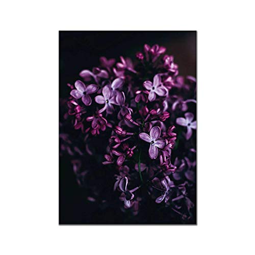 Art triptyque violet rose boho affiche murale scandinave 30x45 - 3