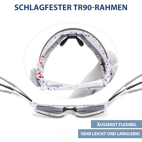 Lunettes de soleil pour ados de 8 à 16 ans DUCO DK310 polarisées légères - 4