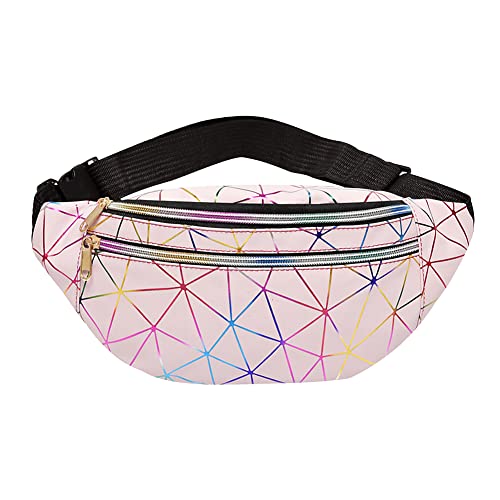 Gürteltasche Damen Bauchtasche Elegant Hüfttasche Wasserdicht PU Leder Mädchen Umhängetaschen Handytasche Tasche Outdoor Verstellbarer Gurt Umhängetasche Sport Running Hüfttasche Urlaub Geld Pouch Cover