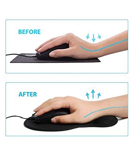 Image of Storin Comfort Wrist Gel Rest Support Mat Mousepad Gel Mouse pad, Wrist Rest Ergonomic Mouse Pad