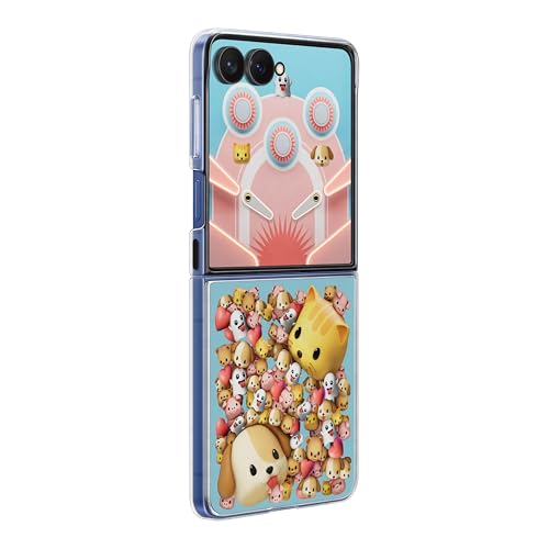 Image of Samsung Galaxy Z Flip7 Flipsuit Phone Case, Protective Cover, Interchangeable Card, LED Lights, Customizable Designs, US Version, Transparent