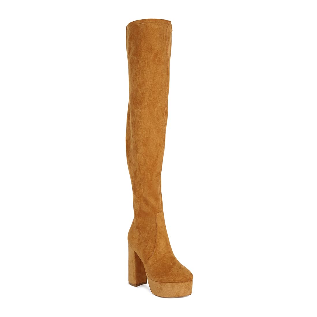 london rag Bubble High Block Heeled Over The Knee Boots-picture-40
