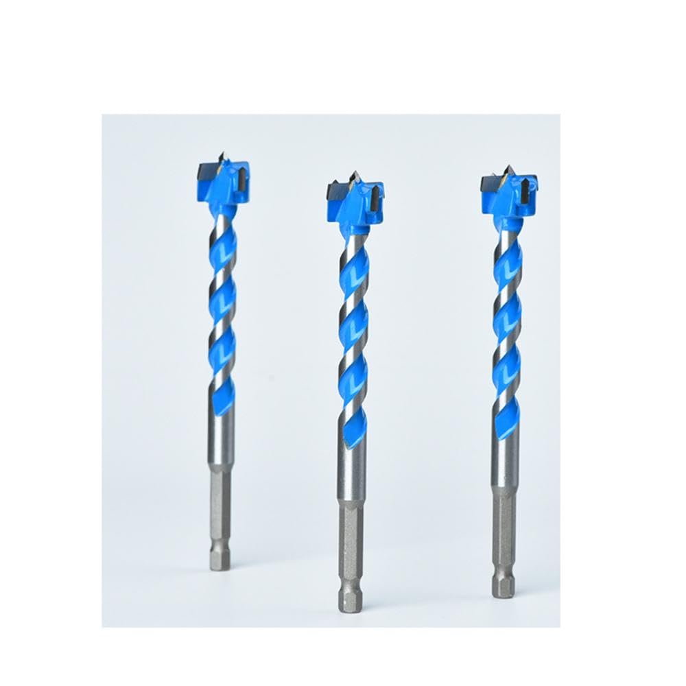 Juego de 10 brocas Countersink para madera, interruptor de madera, fregadero, llaves hexagonales, taladros para trabajar la madera, color naranja