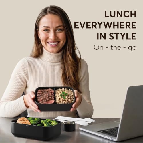 Image of Umami Bento Box Adult, Leakproof, All-in-1 Lunch Containers for Adults