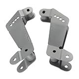 maXpeedingrods Front Lower Control Arm Relocation Bracket for Jeep Wrangler JK JKU 2007-2018 with 2-4 inch Lift,Gray